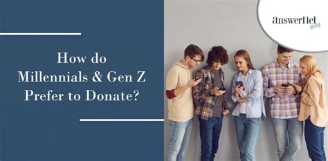 millennial philanthropy|gen z charitable giving.